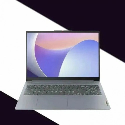 Ноутбук Lenovo IdeaPad Slim 3 15AMN8, 15.6 (1920x1080) IPS/AMD Ryzen 5 7520U/8 ГБ LPDDR5/512 ГБ SSD/AMD Radeon Graphics/Windows 11 Home (82XQ00JCRK) (серый) 