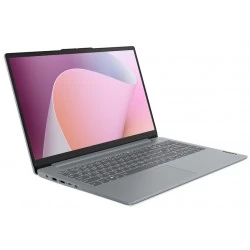 Ноутбук Lenovo IdeaPad Slim 3 15AMN8, 15.6 (1920x1080) IPS/AMD Ryzen 5 7520U/8 ГБ LPDDR5/512 ГБ SSD/AMD Radeon Graphics/Windows 11 Home (82XQ00JCRK) (серый)