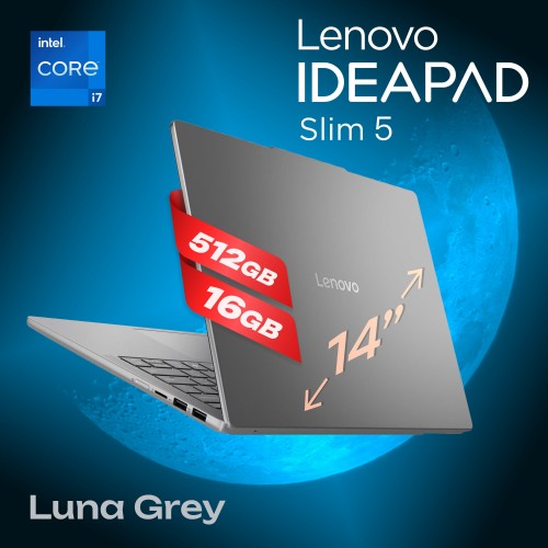 Ноутбук Lenovo IdeaPad Slim 5 14IRH10 Intel Core i5 13420H, 2.1 GHz - 4.6 GHz, 16384 Mb, 14 WUXGA 1920x1200, 512 Gb SSD, Intel UHD Graphics, No OS (83HR002SRK) (серый) 3