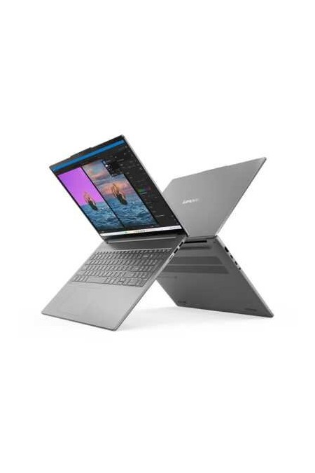 Ноутбук Lenovo IdeaPad Slim 5 16AHP10 AMD Ryzen 7 8845HS, 3.8 GHz - 5.1 GHz, 16384 Mb, 16 2.8K OLED 2880x1800, 512 Gb SSD, DVD нет, AMD Radeon 780M, No OS (83HW000HRK) (серый) 2