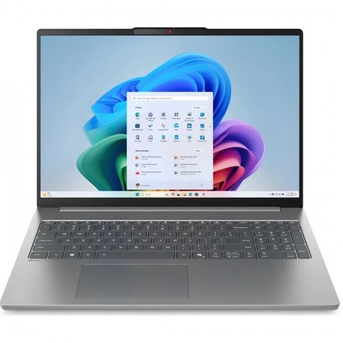 Ноутбук Lenovo IdeaPad Slim 5 16AHP10 AMD Ryzen 7 8845HS, 3.8 GHz - 5.1 GHz, 16384 Mb, 16 2.8K OLED 2880x1800, 512 Gb SSD, DVD нет, AMD Radeon 780M, No OS (83HW000HRK) (серый) 3