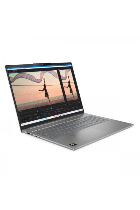 Ноутбук Lenovo IdeaPad Slim 5 16AKP10 AMD Ryzen AI 5 340, 2.0 GHz - 4.8 GHz, 16384 Mb, 16 2.8K OLED 2880x1800, 512 Gb SSD, AMD Radeon 840M, No OS (83HY000PRK) (серый) 2