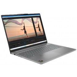 Ноутбук Lenovo IdeaPad Slim 5 16AKP10 AMD Ryzen AI 7 350, 2.0 GHz - 5.0 GHz, 32768 Mb, 16 2.8K OLED 2880x1800, 1000 Gb SSD, AMD Radeon 860M, No OS (83HY000HRK) (серый)