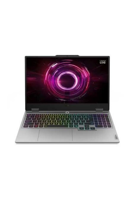 Ноутбук Lenovo LOQ 15AHP10 AMD Ryzen 5 220, 3.2 GHz - 4.9 GHz, 16384 Mb, 15.6 Full HD 1920x1080, 512 Gb SSD, nVidia GeForce RTX 5050 8192 Mb, Windows 11 Home ENG (83JG000JUS) (серый) 