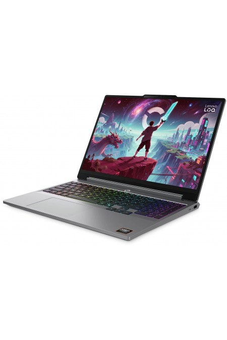 Ноутбук Lenovo LOQ 15AHP11 AMD Ryzen 7 250, 3.3 GHz - 5.1 GHz, 16384 Mb, 15.3&quot WUXGA 1920x1200, 512 Gb SSD, nVidia GeForce RTX 5050 8192 Mb, No OS (83TN003FPS) (серый) 1