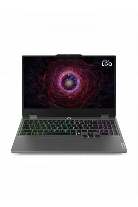 Ноутбук Lenovo LOQ 15ARP9 AMD Ryzen 5 7235HS, 3.2 GHz - 4.2 GHz, 16384 Mb, 15.6 Full HD 1920x1080, 512 Gb SSD, nVidia GeForce RTX 3050 6144 Mb, No OS (83JC0057PS) (серый) 