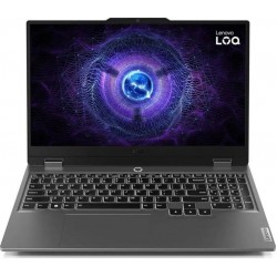 Ноутбук Lenovo LOQ 15ARP9 AMD Ryzen 7 7435HS, 3.1 GHz - 4.5 GHz, 16384 Mb, 15.6 Full HD 1920x1080, 512 Gb SSD, nVidia GeForce RTX 4050 6144 Mb, No OS (83JC005ARK) (серый)