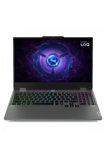 Ноутбук Lenovo LOQ 15IRX9 Intel Core i5 13450HX, 2.4 GHz - 4.6 GHz, 16384 Mb, 15.6&amp quot Full HD 1920x1080, 512 Gb SSD, DVD нет, nVidia GeForce RTX 4050 6144 Mb, No OS (83DV01EQSA) (серый) 