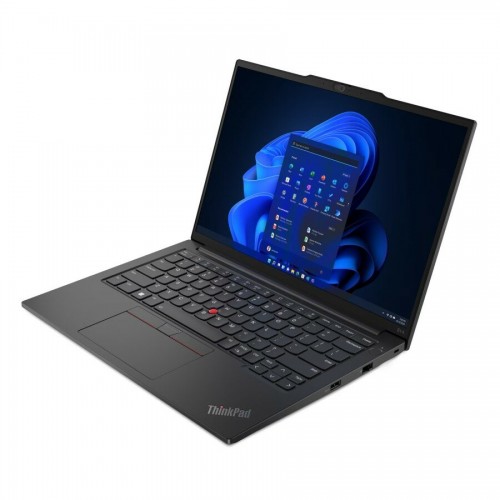 Ноутбук Lenovo ThinkPad E14 Gen 5 AMD Ryzen 5 7430U, 2.3 GHz - 4.3 GHz, 16384 Mb, 14 WUXGA 1920x1200, 512 Gb SSD, AMD Radeon Graphics, Windows 11 Professional (21JR005RGQ_Win11P) (черный) 2