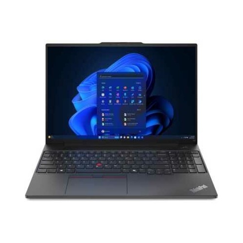 Ноутбук Lenovo ThinkPad E16 Gen 2 AMD Ryzen 7 7735HS, 3.2 GHz - 4.75 GHz, 16384 Mb, 16 WUXGA 1920x1200, 512 Gb SSD, AMD Radeon 680M, No OS (21M5S09E00) (черный) 