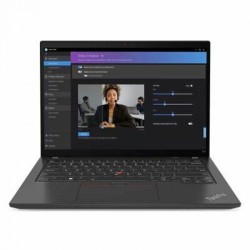 Ноутбук Lenovo ThinkPad T14 Gen 4 Intel Core i7 1355U, 1.7 GHz - 5.0 GHz, 16384 Mb, 14 WUXGA 1920x1200, 512 Gb SSD, Intel Iris Xe Graphics, No OS (21HESGC300) (черный)