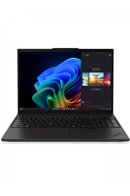 Ноутбук Lenovo ThinkPad T16 Gen 4 AMD Ryzen AI 5 PRO 340, 2.0 GHz - 4.8 GHz, 16384 Mb, 16 WUXGA 1920x1200, 512 Gb SSD, AMD Radeon 840M, No OS (21QN0049FW) (черный) 