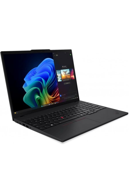 Ноутбук Lenovo ThinkPad T16 Gen 4 AMD Ryzen AI 5 PRO 340, 2.0 GHz - 4.8 GHz, 16384 Mb, 16 WUXGA 1920x1200, 512 Gb SSD, AMD Radeon 840M, No OS (21QN0049FW) (черный) 2