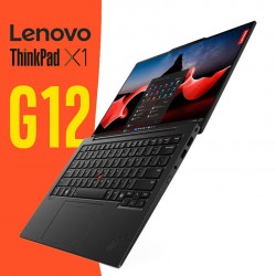 Ноутбук Lenovo ThinkPad X1 Carbon Gen 12 Intel Core Ultra 7 155U, 1.7 GHz - 4.8 GHz, 32768 Mb, 14 2.8K OLED 2880x1800, 1000 Gb SSD, Intel Arc Graphics, 4G, No OS (21KDS6CY00) (черный)