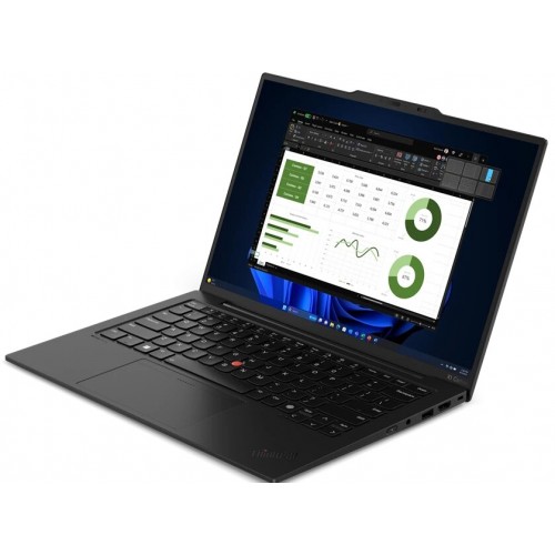 Ноутбук Lenovo ThinkPad X1 Carbon Gen 12 Intel Core Ultra 7 155U, 1.7 GHz - 4.8 GHz, 32768 Mb, 14 2.8K OLED 2880x1800, 1000 Gb SSD, Intel Arc Graphics, 4G, No OS (21KDS6CY00) (черный) 2