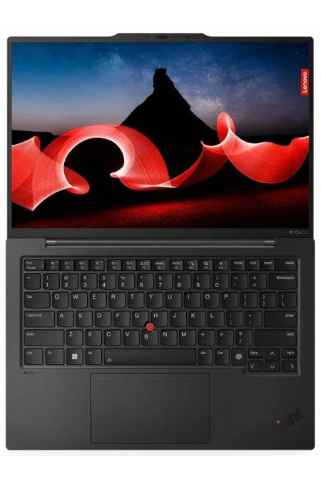 Ноутбук Lenovo ThinkPad X1 Carbon Gen 12 Intel Core Ultra 7 155U, 1.7 GHz - 4.8 GHz, 32768 Mb, 14 WUXGA 1920x1200, 512 Gb SSD, Intel Arc Graphics, Windows 11 Professional (21KC00A7US) (черный) 