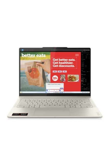 Ноутбук Lenovo Yoga 7 2-in-1 14AKP10 AMD Ryzen AI 7 350, 2.0 GHz - 5.0 GHz, 24576 Mb, 14&quot WUXGA 1920x1200, 1000 Gb SSD, AMD Radeon 860M, Windows 11 Home (83JR0061RK) (бежевый) 