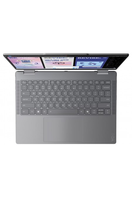 Ноутбук Lenovo Yoga 7 2-in-1 14ILL10 Intel Core Ultra 7 256V, 2.2 GHz - 4.8 GHz, 16384 Mb, 14 WUXGA 1920x1200, 512 Gb SSD, Intel Arc Graphics 140V, No OS (83JQ007YRK) (серый) 1