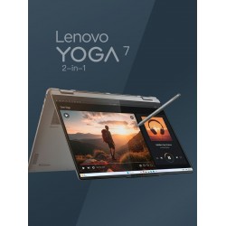 Ноутбук Lenovo Yoga 7 2-in-1 16ILL10 Intel Core Ultra 7 256V, 2.2 GHz - 4.8 GHz, 16384 Mb, 16 2.8K 2880x1800, 1000 Gb SSD, Intel Arc Graphics 140V, No OS (83JT0028RK) (серый)