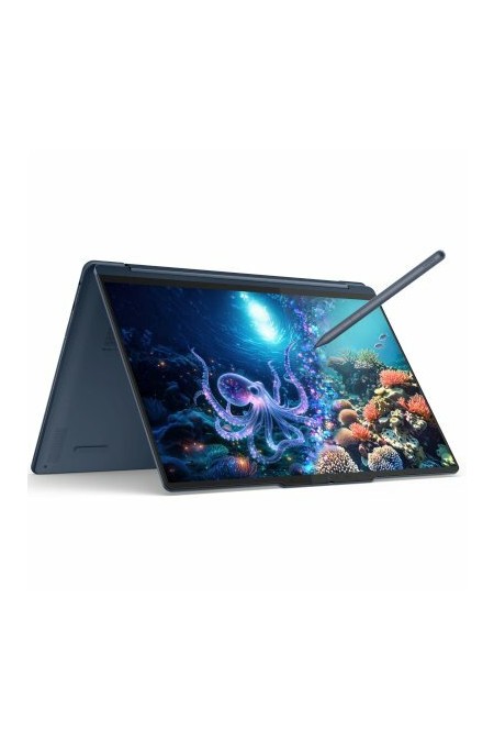 Ноутбук Lenovo Yoga 9 2-in-1 14ILL10 Intel Core Ultra 7 256V, 2.2 GHz - 4.8 GHz, 16384 Mb, 14 WQUXGA 3840x2400, 1000 Gb SSD, DVD нет, Intel Arc 140V, Windows 11 Home (83LC0054RK) (синий) 