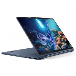Ноутбук Lenovo Yoga 9 2-in-1 14ILL10 Intel Core Ultra 7 258V, 2.2 GHz - 4.8 GHz, 32768 Mb, 14 WQUXGA 3840x2400, 1000 Gb SSD, DVD нет, Intel Arc 140V, Windows 11 Professional ENG (83LC0004US) (синий)