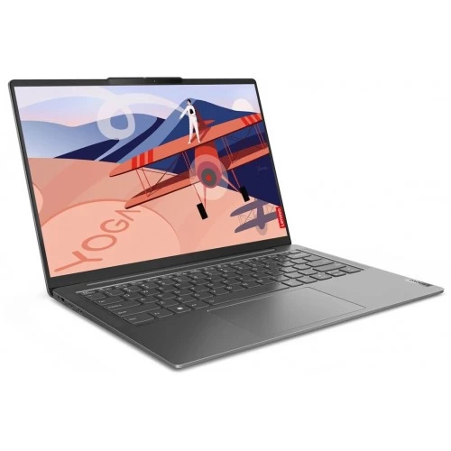 Ноутбук Lenovo Yoga Slim 6 14IRH8 14 (1920x1200 OLED)/Intel Core i7 13700H(2.4Ghz)/16384Mb/512SSDGb/noDVD/Int:Intel Iris Xe Graphics/Cam/BT/WiFi Win 11 Home (83E00056RU) (серый) 
