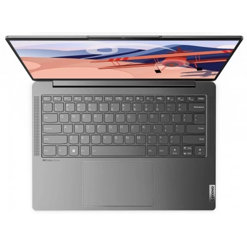 Ноутбук Lenovo Yoga Slim 6 14IRH8 14 (1920x1200 OLED)/Intel Core i7 13700H(2.4Ghz)/16384Mb/512SSDGb/noDVD/Int:Intel Iris Xe Graphics/Cam/BT/WiFi Win 11 Home (83E00056RU) (серый) 7