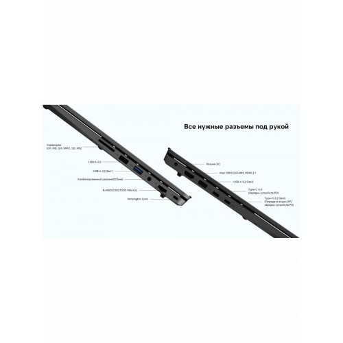 Ноутбук MAIBENBEN B315A 15.6 (1920x1080 (матовый) IPS)/AMD Ryzen 5 6600H(3.3Ghz)/8192Mb/512PCISSDGb/Int:AMD Radeon 660M/Cam/BT/WiFi Linux + Screen (B315A-R561UMB1SLGRE2) (серый) 5