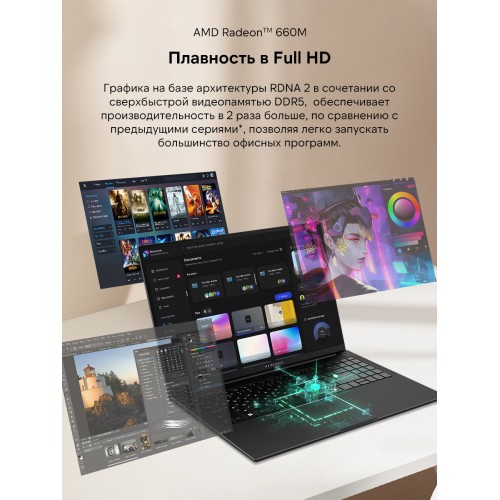 Ноутбук MAIBENBEN B516B 16 (1920x1200 (матовый) IPS)/AMD Ryzen 7 6600H(3.3Ghz)/16384Mb/512PCISSDGb/Int:AMD Radeon/Cam/BT/WiFi/83WHr Windows 11 Professional (B516B-R561UMFFSPBRE2) (черный) 6