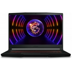 Ноутбук MSI GF63 Thin 12VE-1038XRU, 15.6 (1920x1080) IPS 144Гц/Intel Core i5-12450H/16ГБ DDR4/1ТБ SSD/GeForce RTX 4050 6ГБ/Без ОС (9S7-16R821-1038) (черный)