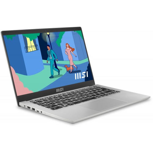 Ноутбук MSI Modern 14 C12M/ Core i5-1235U/1.3 GHz/14 FHD 60Hz/DDR4 8GB/512GB M.2 PCIe SSD/Iris Xe Graphics/Urban Silver/Win11H (9S7-14J111-239) (серый) 1