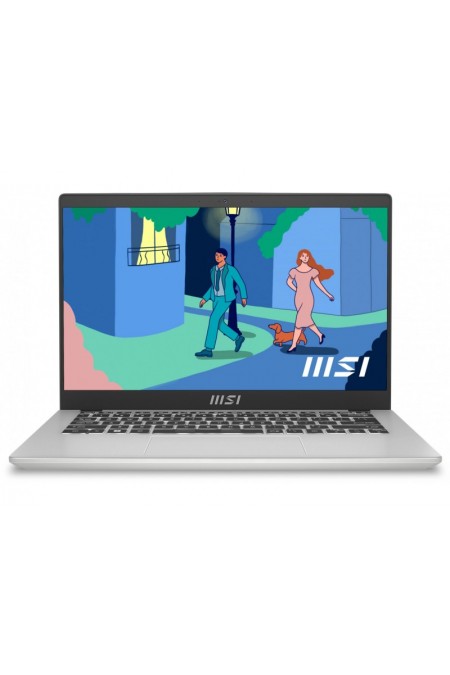 Ноутбук MSI Modern 14 C12MO-690RU, 14 (1920x1080) IPS/Intel Core i3-1215U/8ГБ DDR4/256ГБ SSD/UHD Graphics/Windows 11 Pro (9S7-14J111-690) (серебристый) 
