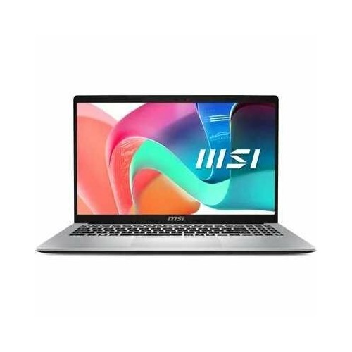Ноутбук MSI Modern 15 F13MG-202XRU 15.6 IPS FHD/Core i7-1355U/16GB/1TB/UMA/DOS (9S7-15S122-202) (серебристый) 