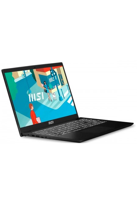 Ноутбук MSI Modern 15H Core i5-13420H 15.6 FHD (1920*1080), 60Hz IPS DDR4 16GB*1Iris Xe Graphics 512GB SSD 3cell (53.8Whr) Win 11 Pro (9S7-15H411-098) (черный) 2