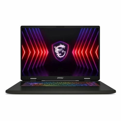 Ноутбук MSI Sword 17 HX B14VGKG-048XRU Core i9 14900HX 16Gb SSD1Tb NVIDIA GeForce RTX4070 8Gb 17 IPS QHD+ (2560x1600) noOS (9S7-17T214-048) (серый) 3