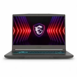 Ноутбук MSI Thin 15 B12UC-2632XRU, 15.6 (1920x1080) IPS 144 Гц/Intel Core i5-12450H/16 ГБ DDR4/512 ГБ SSD/NVIDIA GeForce RTX 3050 для ноутбуков (4 Гб)/Без системы (9S7-16R831-2632) (серый)