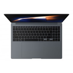 Ноутбук Samsung Electronics Samsung Galaxy Book4 Pro 16 (2880x1800 AMOLED)/Touch/Intel Core Ultra 5 125H(1.2Ghz)/16384Mb/512PCISSDGb/noDVD/Int:Intel Arc graphics/Cam/BT/WiFi/76WHr Win 11 Home + Eng kbd (NP960XGK-LG1IN) (серый)