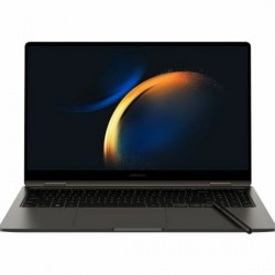Ноутбук Samsung Galaxy Book 3 360 Intel Core i7 1360P, 2.2 GHz - 5.0 GHz, 16384 Mb, 15.6 Full HD 1920x1080, 1000 Gb SSD, DVD нет, Intel Iris Xe Graphics, Windows 11 Home (NP750QFG-KA3IN) (серый)