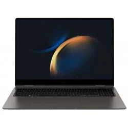 Ноутбук Samsung Galaxy Book 3 Pro 360 Intel Core i7 1360P, 2.2 GHz - 5.0 GHz, 16384 Mb, 16 2.8K 2880x1800, 512 Gb SSD, DVD нет, Intel Iris Xe Graphics, Windows 11 Home ENG (NP960QFG-KA1IN) (серый)