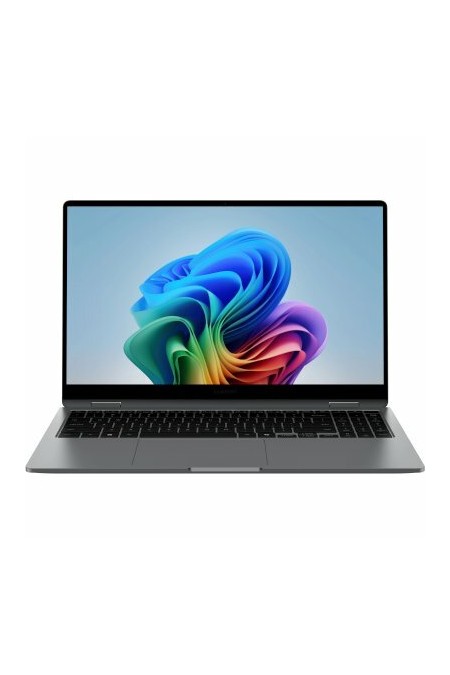 Ноутбук Samsung Galaxy Book5 360 Intel Core Ultra 7 256V, 2.2 GHz - 4.8 GHz, 16384 Mb, 15.6 Full HD 1920x1080 Touch, 1000 Gb SSD, DVD нет, Intel Arc Graphics 140V, Windows 11 Home (NP750QHA-LG3IN) (серый) 