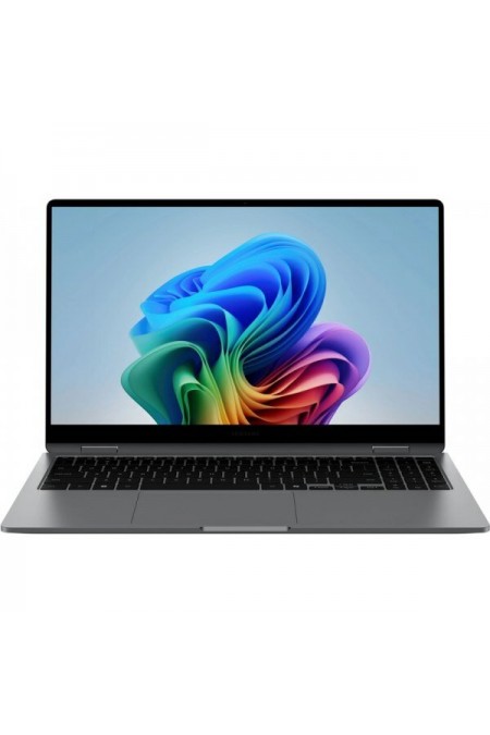Ноутбук Samsung Galaxy Book5 360 Intel Core Ultra 7 258V, 2.2 GHz - 4.8 GHz, 32768 Mb, 15.6 Full HD 1920x1080 Touch, 1000 Gb SSD, DVD нет, Intel Arc Graphics 140V, Windows 11 Home (NP750QHA-LG4IN) (серый) 