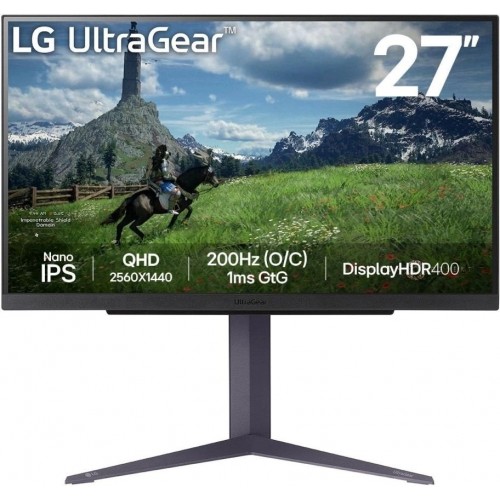 Монитор LG UltraGear 27GS85Q-B (черный) 