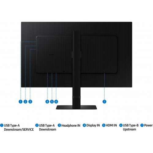 Монитор Samsung LS27D800EAIXCI (черный) 5