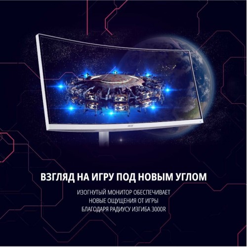 Монитор Acer XZ396QUPwmiipphx (белый) 6