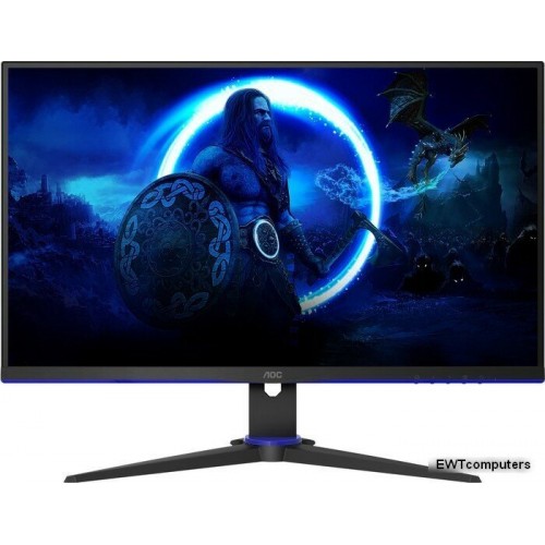 Монитор AOC 24G2SAE (черный/красный) 5