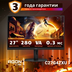 Монитор Aoc C27G4ZXU (черный)