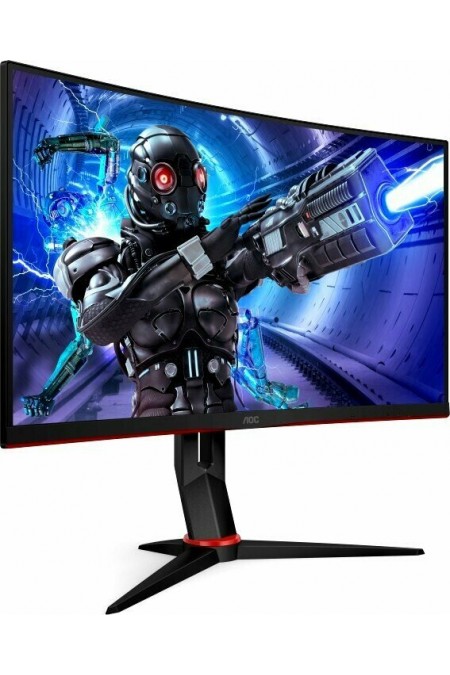 Монитор AOC C32G2ZE (черный/красный) 1