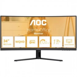 Монитор AOC CU34B3E (черный)