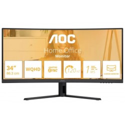 Монитор AOC CU34E4CV (черный)