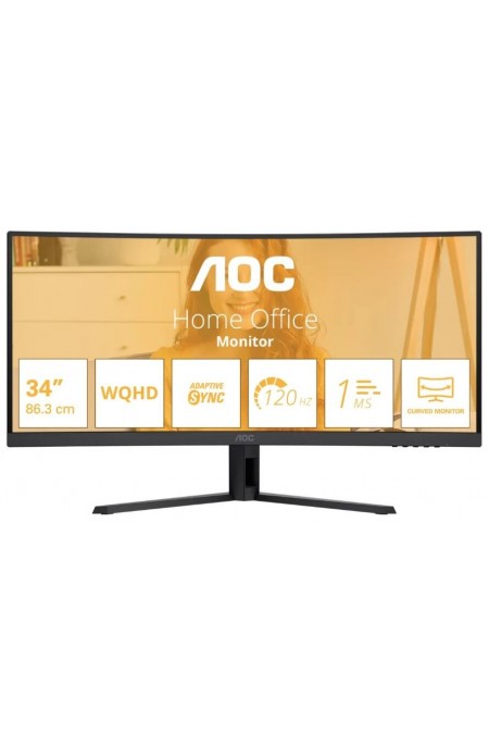 Монитор AOC CU34E4CV (черный) 